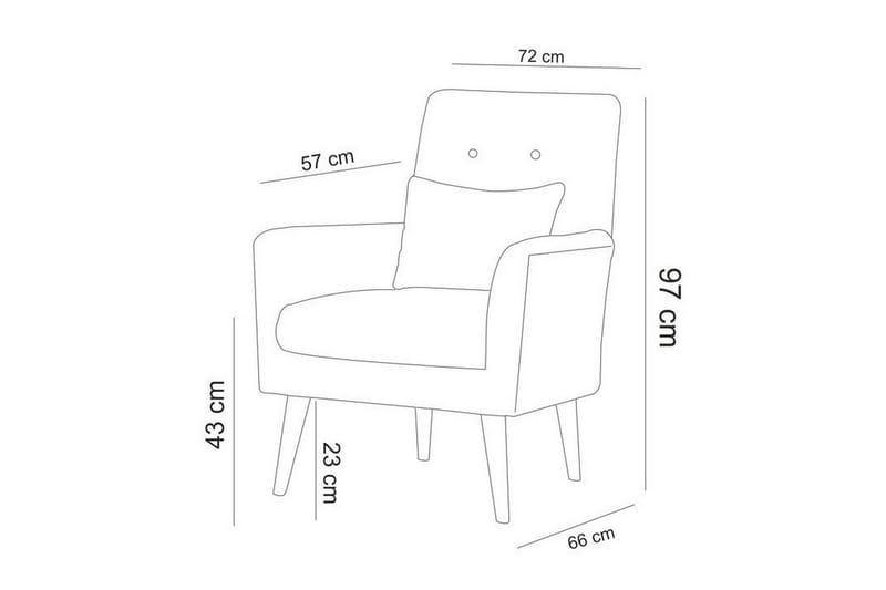 Sofagruppe Apslawn - Grå - Møbler - Sofaer - Sofagrupper