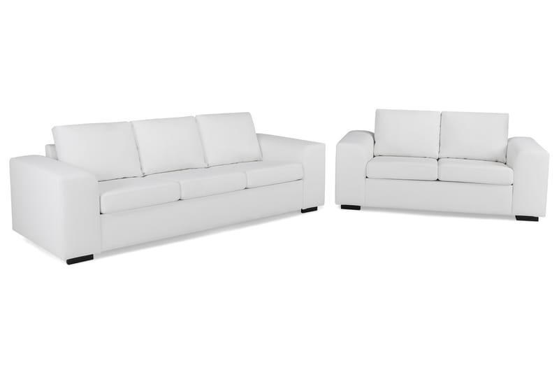 Sofagruppe Change 3+2 Hvit - Økolær - Møbler - Sofaer - Sofagrupper