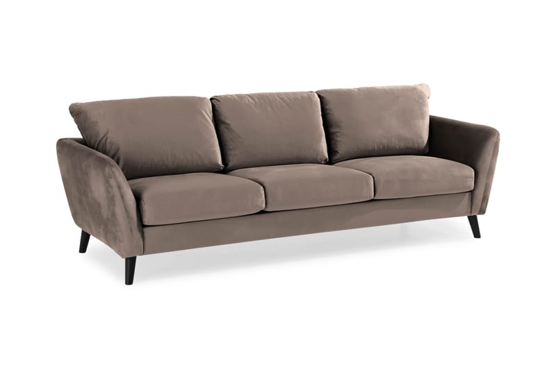 Sofagruppe Colt 3-seter+2-seter Fløyel - Brun - Møbler - Sofaer - Sofagrupper