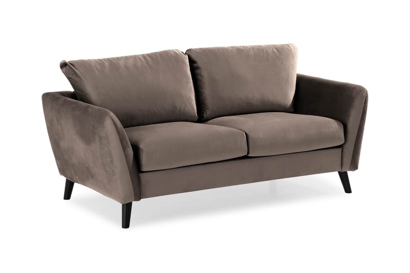 Sofagruppe Colt 3-seter+2-seter Fløyel - Brun - Møbler - Sofaer - Sofagrupper