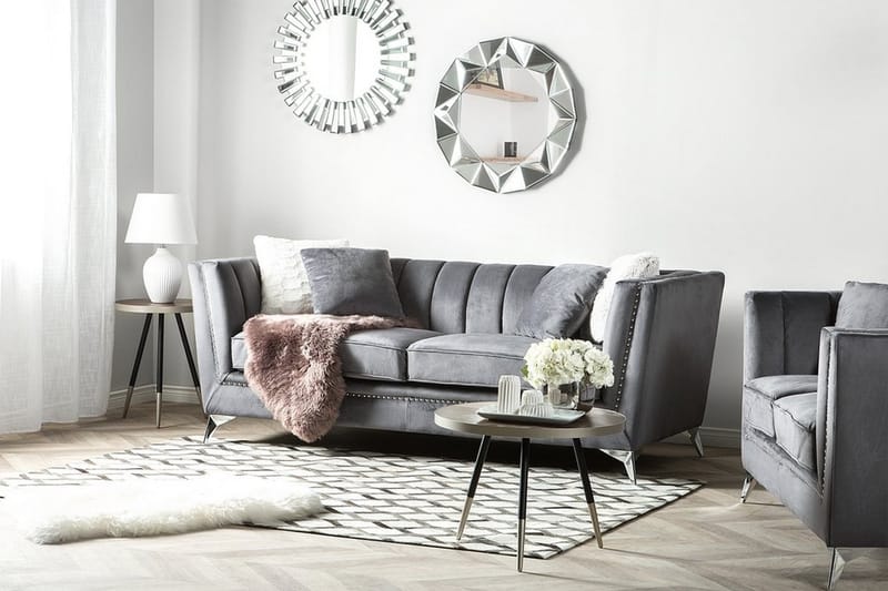 Sofagruppe Gaula 2-seter + 3-seter - Grå - Møbler - Sofaer - Sofagrupper