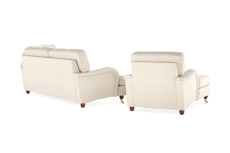 Sofagruppe Howard Oxford 4-seter+3-seter+Divanlenestol - Beige - Møbler - Sofaer - Sofagrupper - Howard sofagruppe