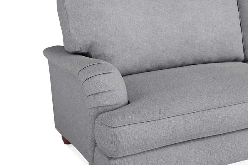 Sofagruppe Howard Oxford 4-seter+3-seter+Lenestol+Fotskammel - Lysgrå - Møbler - Sofaer - Sofagrupper - Howard sofagruppe