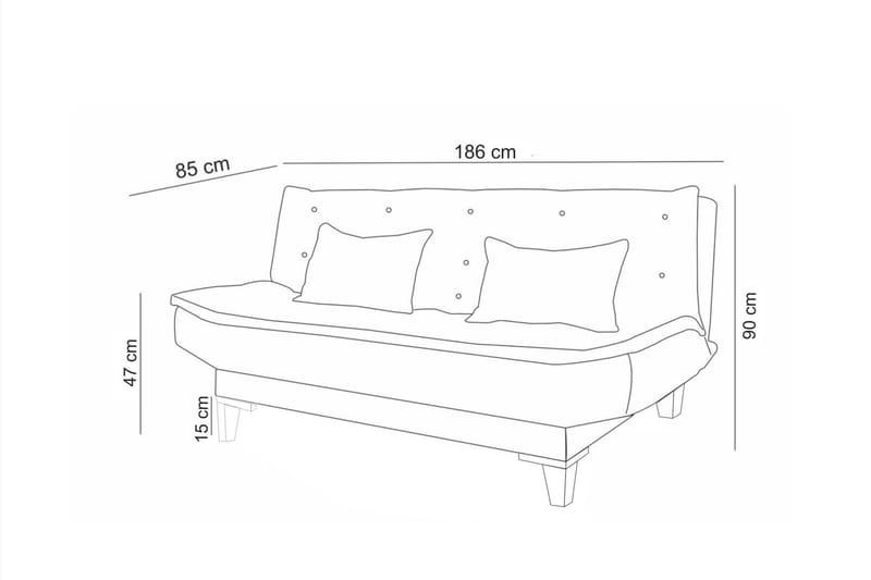 Sofagruppe Longburn - Antrasitt - Møbler - Sofaer - Sofagrupper