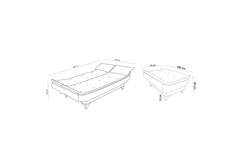 Sofagruppe Manderville - Lyselilla - Møbler - Sofaer - Sofagrupper