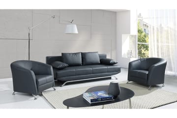 Sofagruppe Olier - Svart - Møbler - Sofaer - Sofagrupper