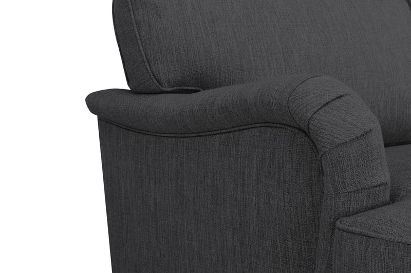 Sofagruppe Oxford Classic 3-seter+Lenestol - Antrasitt - Møbler - Sofaer - Sofagrupper - Chesterfield sofagruppe