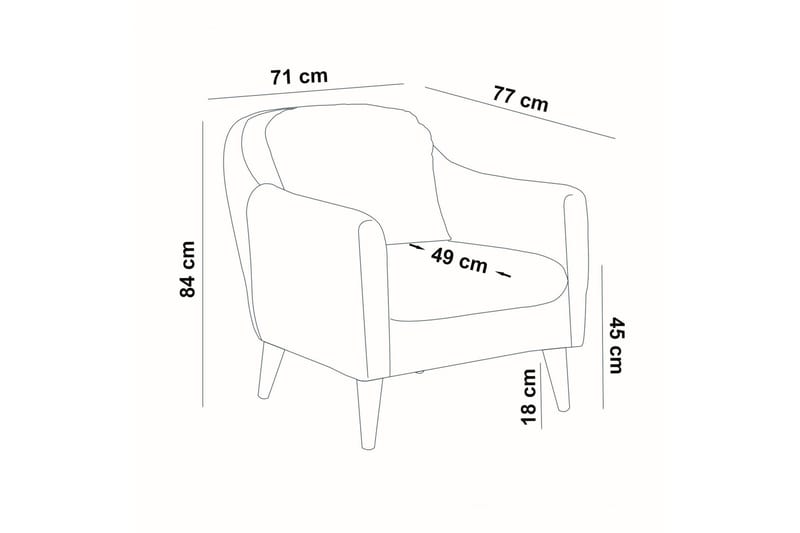 Sofagruppe Sagkas - Antrasitt - Møbler - Sofaer - Sofagrupper