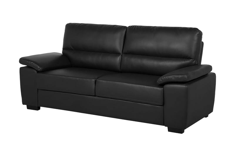 Sofagruppe Vogar 2-seter + 3-seter - Svart - Møbler - Sofaer - Sofagrupper