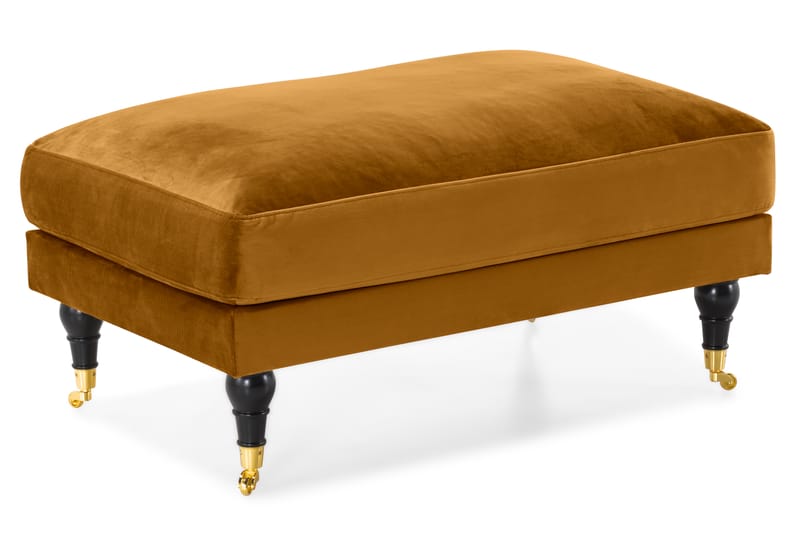 Sofagruppe Webber 2+1 Fløyel - Amber|Messing - Møbler - Sofaer - Sofagrupper - Howard sofagruppe