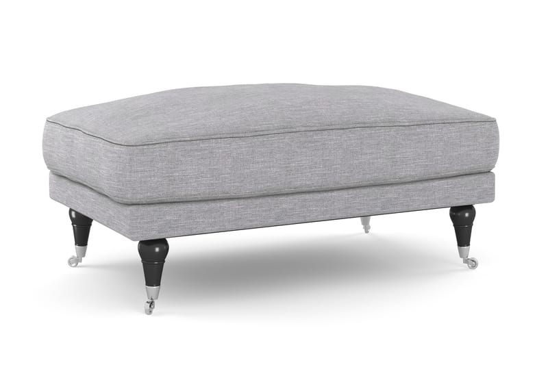 Sofagruppe Webber 2+1 - Lysgrå|Krom - Møbler - Sofaer - Sofagrupper - Howard sofagruppe