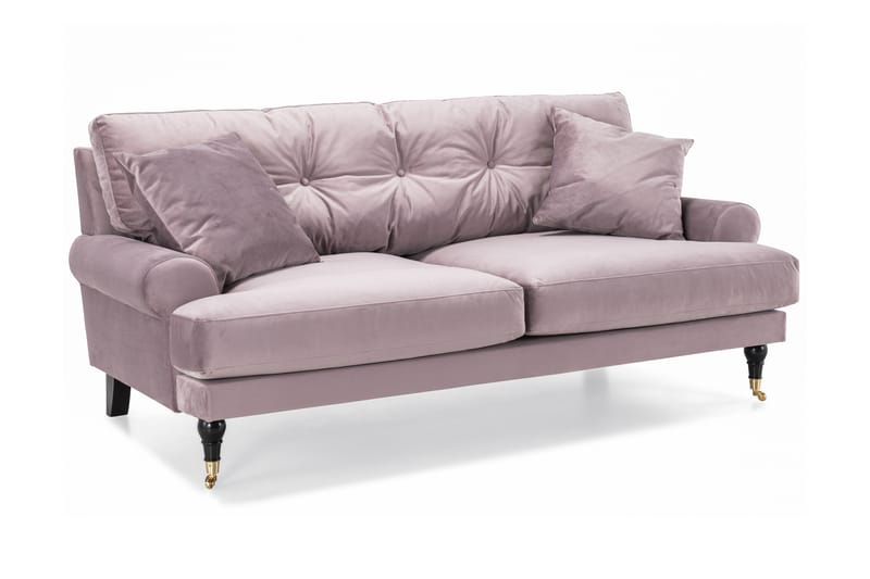 Sofagruppe Webber 3+2 Fløyel - Lilla - Møbler - Sofaer - Sofagrupper - Howard sofagruppe