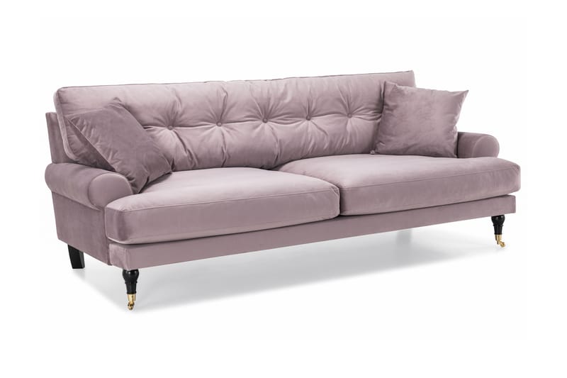 Sofagruppe Webber 3+2 Fløyel - Lilla - Møbler - Sofaer - Sofagrupper - Howard sofagruppe