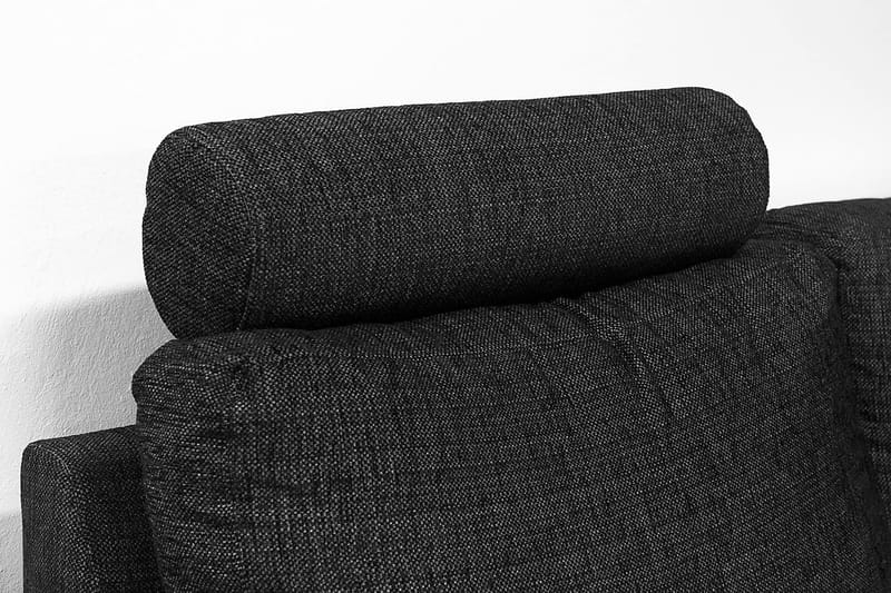 Nakkestøtte Focus Cortina Svart - Grå|Svart - Møbler - Sofaer - Sofatilbehør - Nakkestøtte sofa