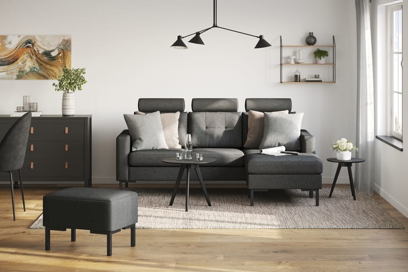 Nakkestøtte Frillestad - Mørkegrå - Møbler - Sofaer - Sofatilbehør - Nakkestøtte sofa