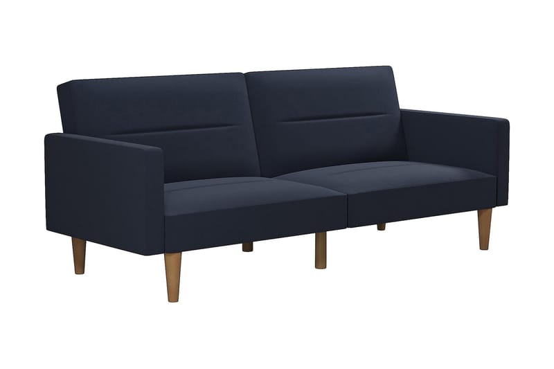 2-seters Sovesofa CHannel Tufted Marineblå - Dorel Home - Møbler - Sofaer - Sovesofaer - 2 seters sovesofa