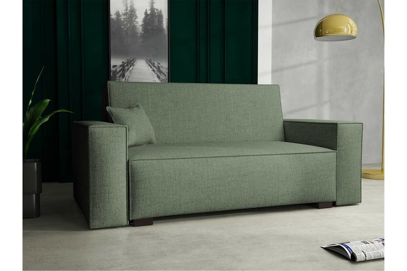 2-seters Sovesofa Denegal - Grøn - Møbler - Sofaer - Sovesofaer - 2 seters sovesofa