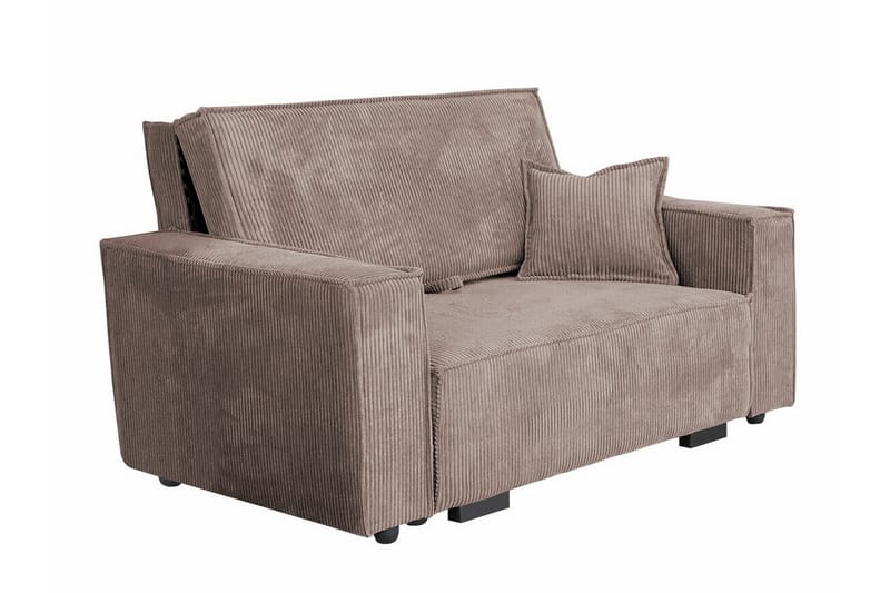 2-seters Sovesofa Denegal - Lyse brun - Møbler - Sofaer - Sovesofaer - 2 seters sovesofa