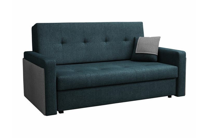 2-seters Sovesofa Denegal - Mørkeblå - Møbler - Sofaer - Sovesofaer - 2 seters sovesofa