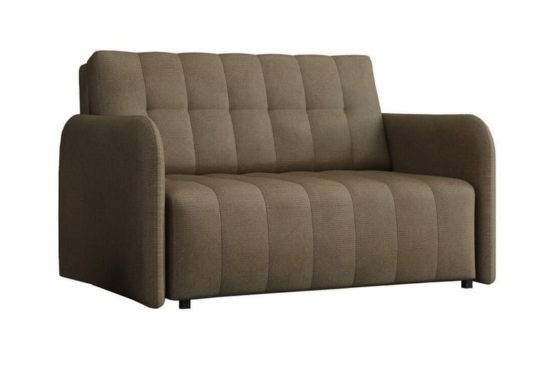 2-seters Sovesofa Denegal - Mørkebrun - Møbler - Sofaer - Sovesofaer - 2 seters sovesofa