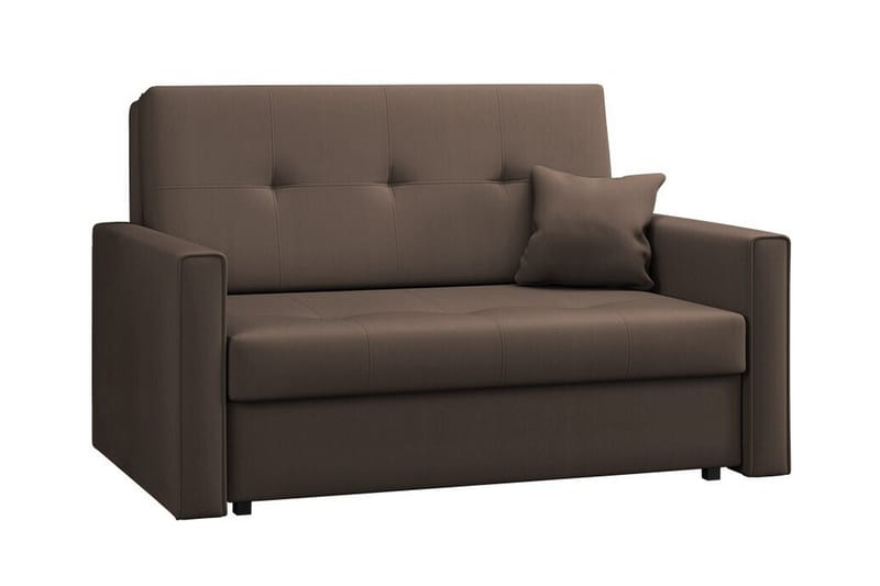 2-seters Sovesofa Denegal - Mørkebrun - Møbler - Sofaer - Sovesofaer - 2 seters sovesofa