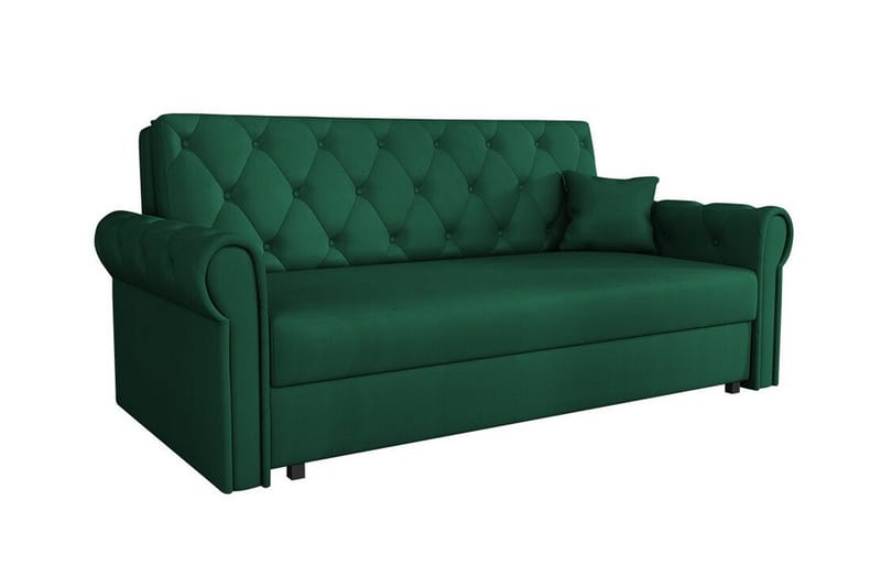 2-seters Sovesofa Denegal - Mørkegrønn - Møbler - Sofaer - Sovesofaer - 2 seters sovesofa