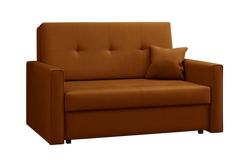 2-seters Sovesofa Denegal - Mørkegul - Møbler - Sofaer - Sovesofaer - 2 seters sovesofa