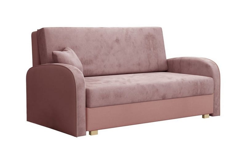 2-seters Sovesofa Denegal - Rosa - Møbler - Sofaer - Sovesofaer - 2 seters sovesofa