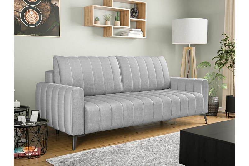 2-seters Sovesofa Graystone - Lysegrå - Møbler - Sofaer - Sovesofaer - 2 seters sovesofa