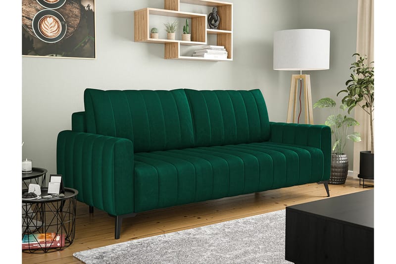 2-seters Sovesofa Graystone - Mørkegrønn - Møbler - Sofaer - Sovesofaer - 2 seters sovesofa