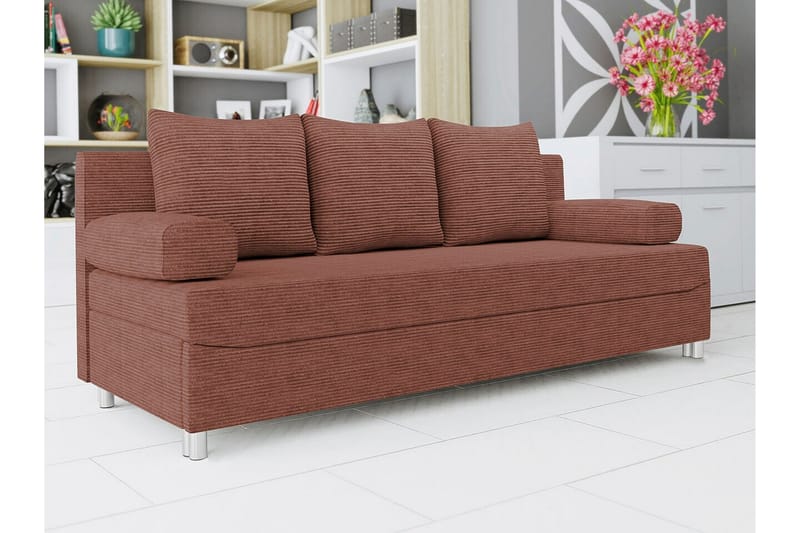 2-seters Sovesofa Kintore - Brun - Møbler - Sofaer - Sovesofaer - 2 seters sovesofa