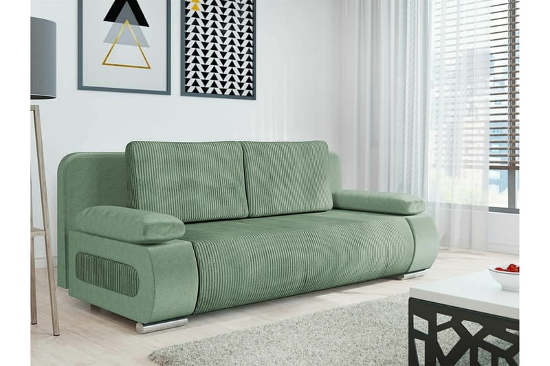 2-seters Sovesofa Kintore - Grøn - Møbler - Sofaer - Sovesofaer - 2 seters sovesofa