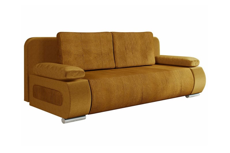 2-seters Sovesofa Kintore - Gul - Møbler - Sofaer - Sovesofaer - 2 seters sovesofa