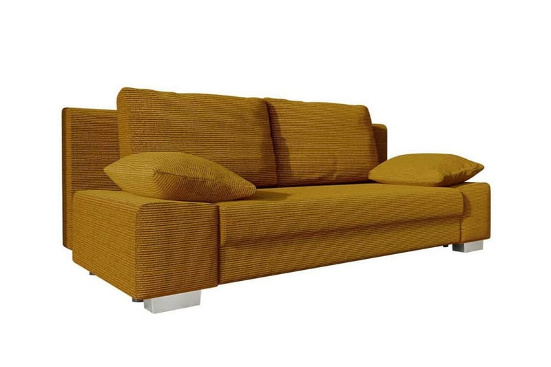 2-seters Sovesofa Kintore - Gul - Møbler - Sofaer - Sovesofaer - 2 seters sovesofa