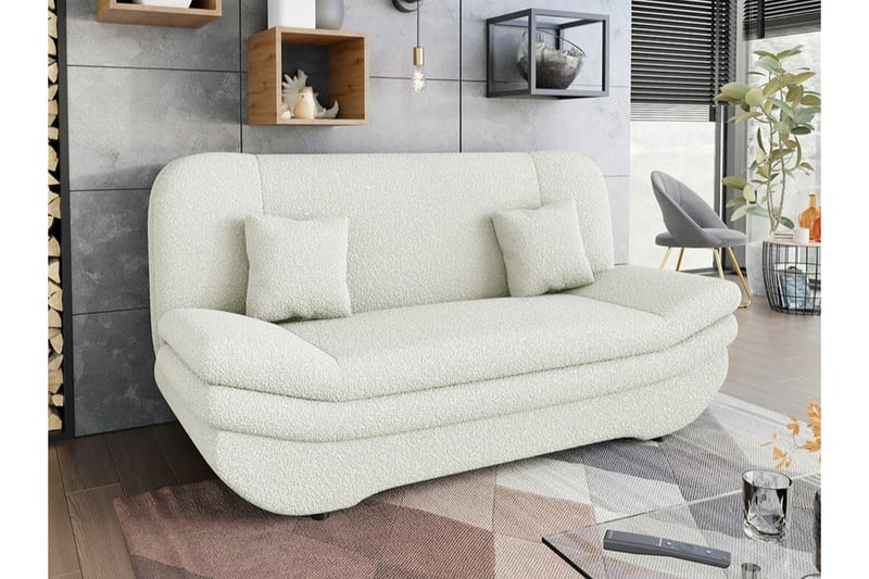 2-seters Sovesofa Kintore - Hvit - Møbler - Sofaer - Sovesofaer - 2 seters sovesofa