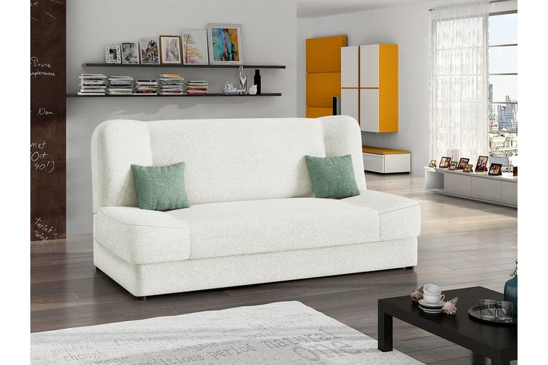 2-seters Sovesofa Kintore - Hvit - Møbler - Sofaer - Sovesofaer - 2 seters sovesofa