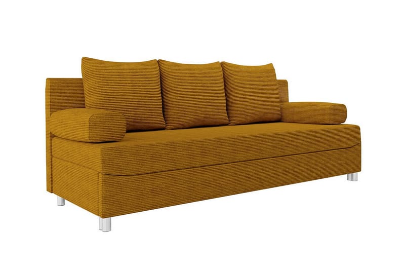 2-seters Sovesofa Kintore - Mørkegul - Møbler - Sofaer - Sovesofaer - 2 seters sovesofa