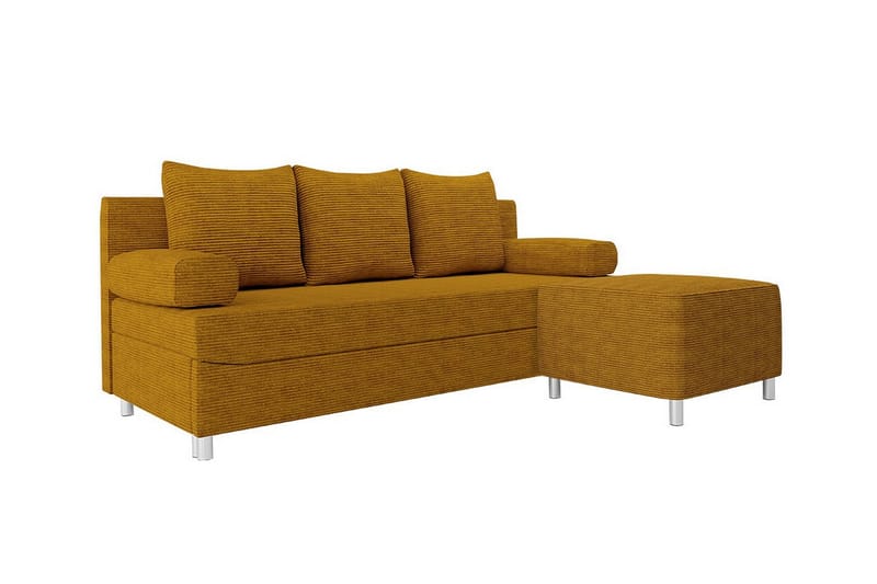 2-seters Sovesofa Kintore - Mørkegul - Møbler - Sofaer - Sovesofaer - 2 seters sovesofa