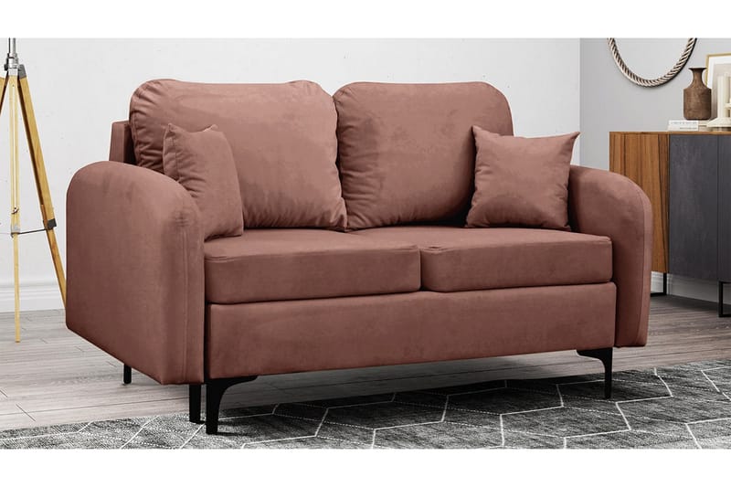 2-seters Sovesofa Knocklong - Brun - Møbler - Sofaer - Sovesofaer - 2 seters sovesofa