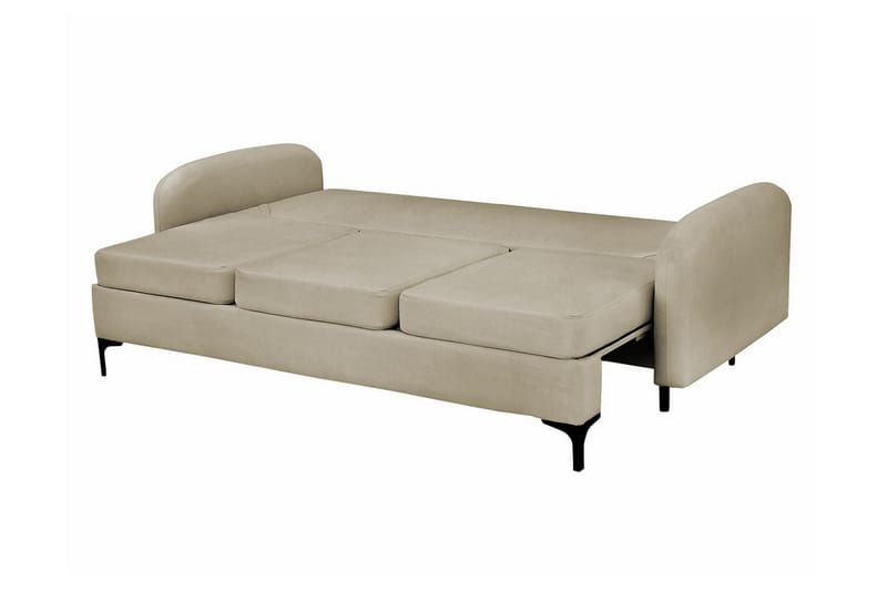 2-seters Sovesofa Knocklong - Gul-Grønn - Møbler - Sofaer - Sovesofaer - 2 seters sovesofa