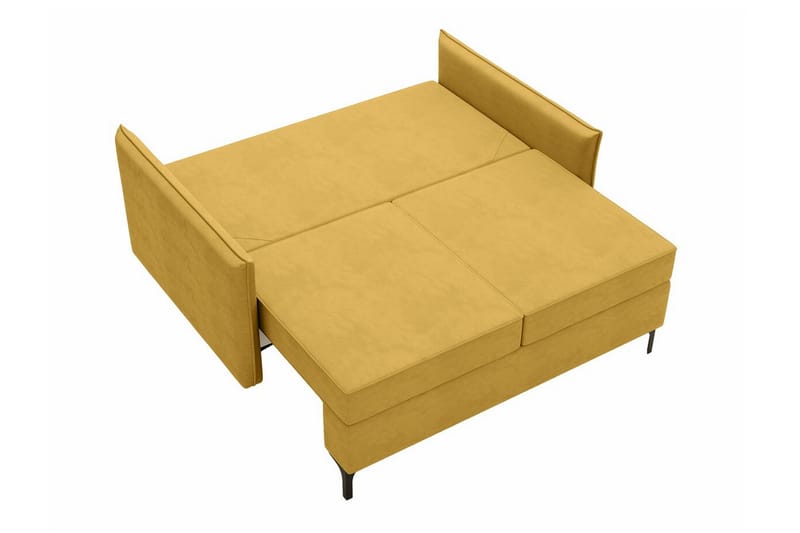 2-seters Sovesofa Knocklong - Gul - Møbler - Sofaer - Sovesofaer - 2 seters sovesofa