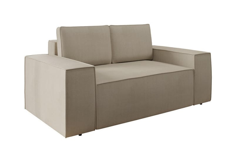 2-seters Sovesofa Knocklong - Lyse brun - Møbler - Sofaer - Sovesofaer - 2 seters sovesofa