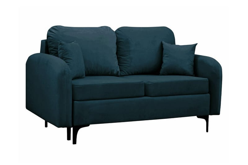 2-seters Sovesofa Knocklong - Mørkeblå - Møbler - Sofaer - Sovesofaer - 2 seters sovesofa