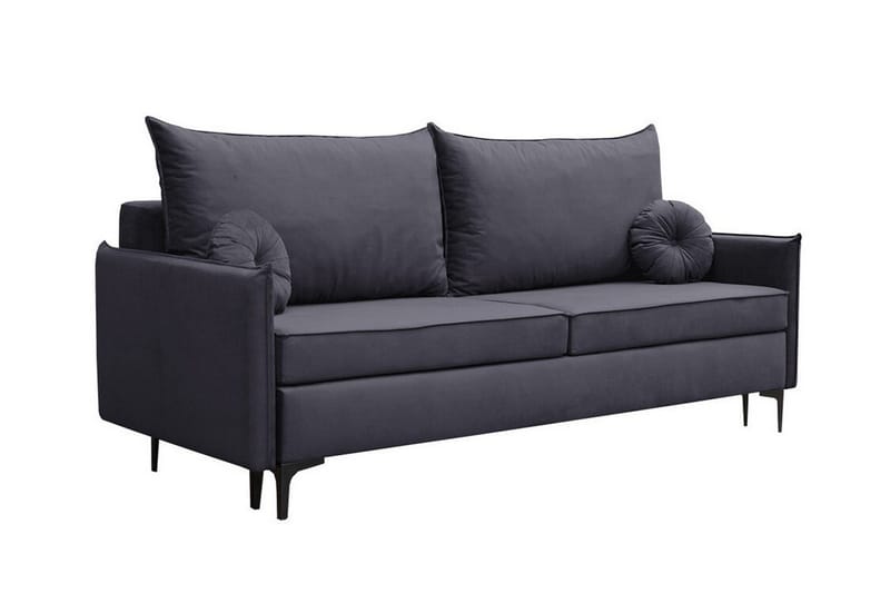 2-seters Sovesofa Knocklong - Mørkegrå - Møbler - Sofaer - Sovesofaer - 2 seters sovesofa