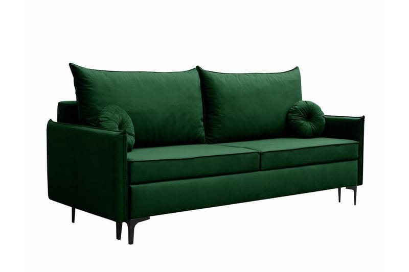 2-seters Sovesofa Knocklong - Mørkegrønn - Møbler - Sofaer - Sovesofaer - 2 seters sovesofa