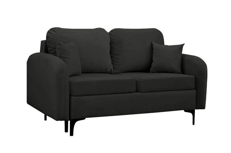 2-seters Sovesofa Knocklong - Svart - Møbler - Sofaer - Sovesofaer - 2 seters sovesofa