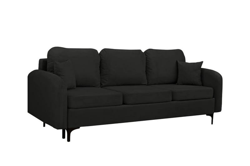 2-seters Sovesofa Knocklong - Svart - Møbler - Sofaer - Sovesofaer - 2 seters sovesofa