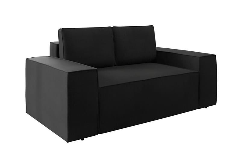 2-seters Sovesofa Knocklong - Svart - Møbler - Sofaer - Sovesofaer - 2 seters sovesofa