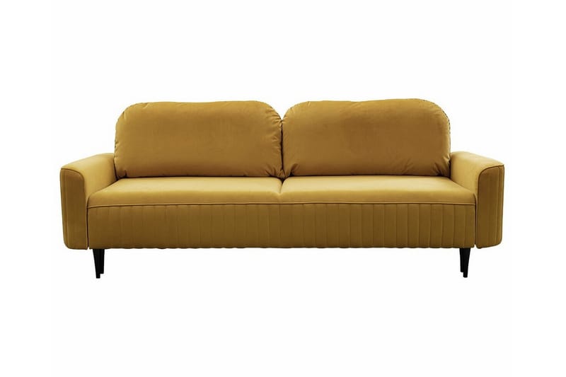 2-seters Sovesofa Laytown - Gul - Møbler - Sofaer - Sovesofaer - 2 seters sovesofa