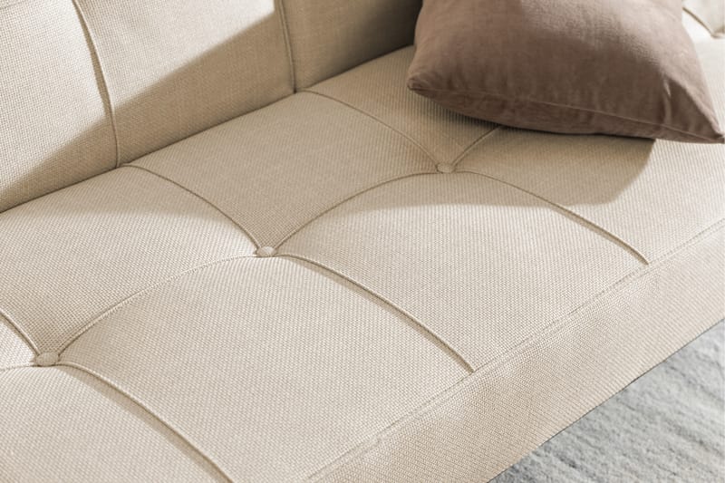 2-seters Sovesofa Vanco - Beige - Møbler - Sofaer - Sovesofaer - 2 seters sovesofa